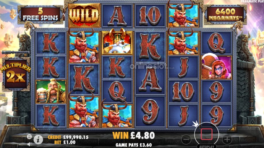 fury of odin megaways slot free spins feature