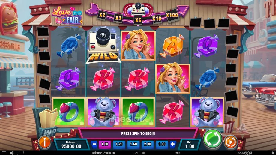 love is in the fair slot base game