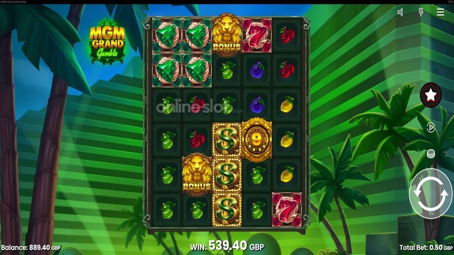 mgm grand gamble slot base game