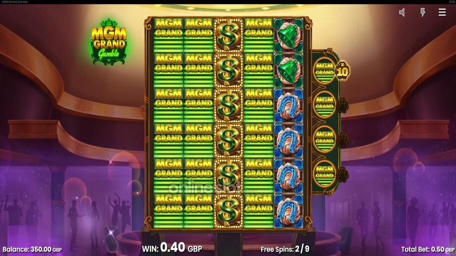 mgm grand gamble slot free spins feature