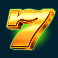 7 gold fruits slot gold lucky 7 symbol