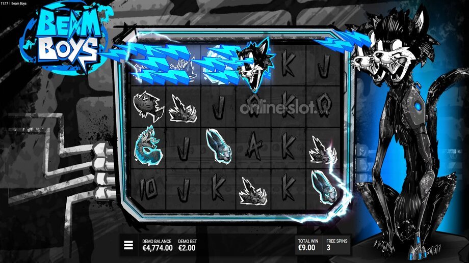 beam boys slot free spins feature