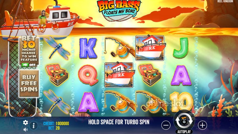 big bass floats my boat slot base game