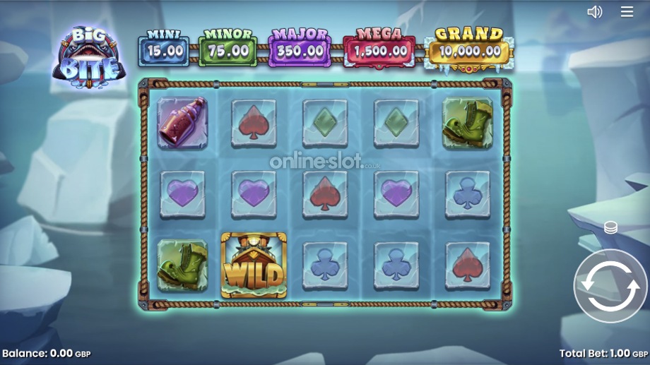big bite slot base game