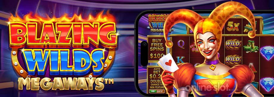 blazing wilds megaways mobile slot