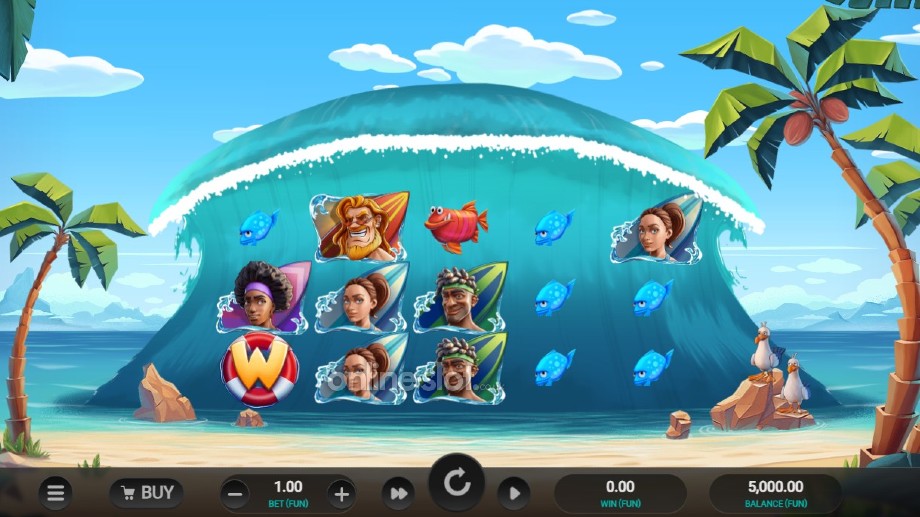 cowabunga dream drop slot base game
