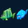 cowabunga dream drop slot green or blue fish symbol
