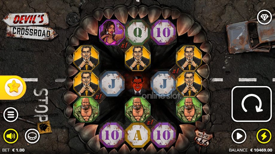 devils crossroad slot base game