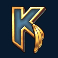 golden scrolls slot k symbol