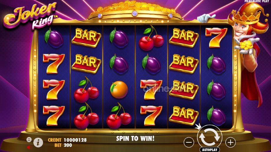 joker king slot base game