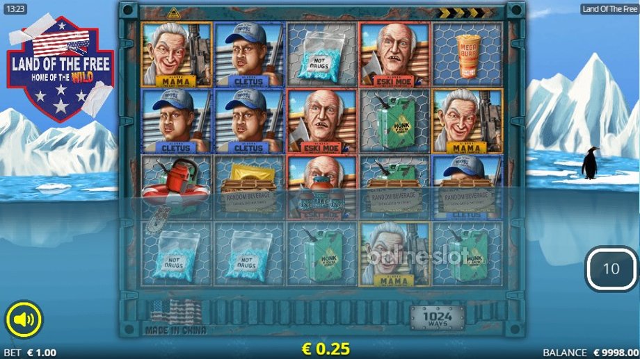 land of the free slot tsunami spins feature