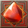 lucy luck and the temple of mysteries slot red gem symbol
