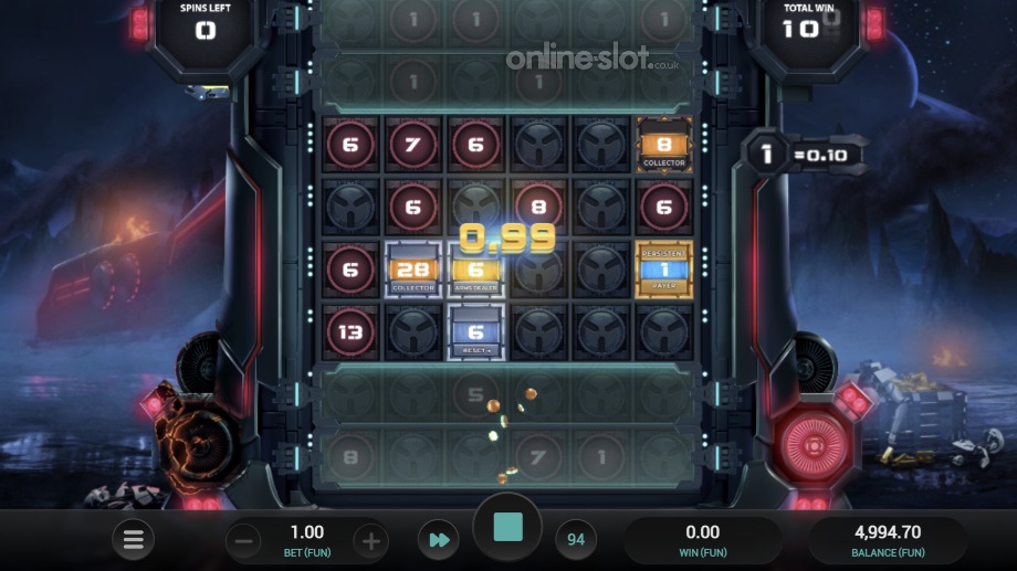 money cart 4 slot re spin feature