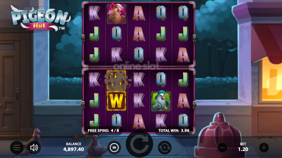 pigeon hut slot free spins