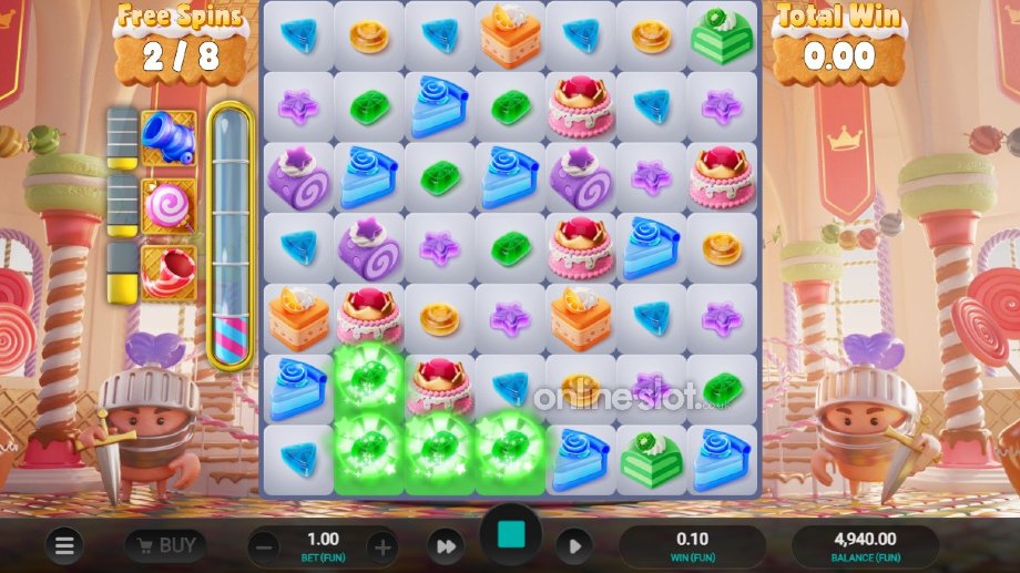 sweetopia royale slot free spins feature
