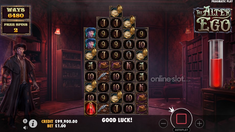 the alter ago slot free spins feature