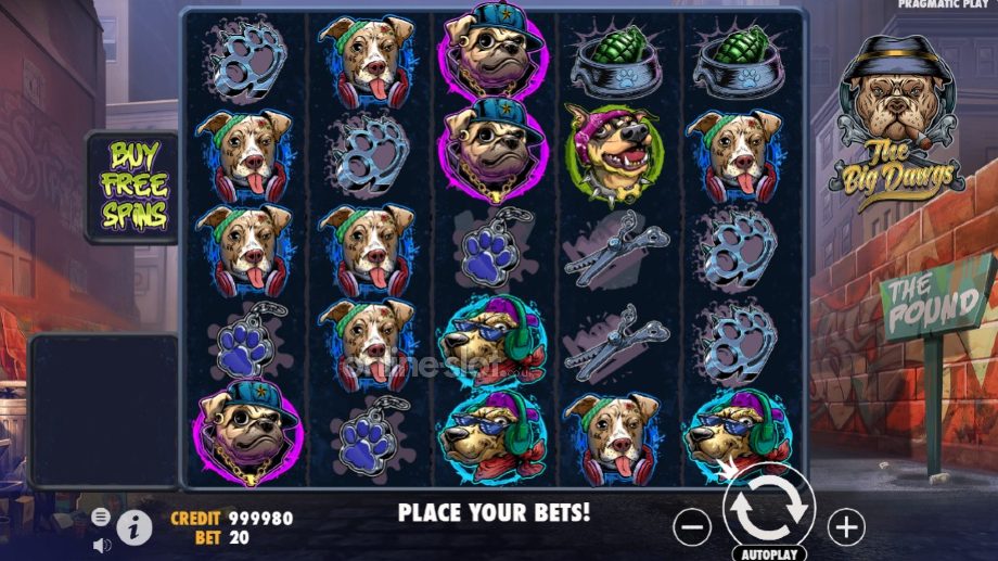 the big dawgs slot base game