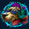 the big dawgs slot light blue dog symbol