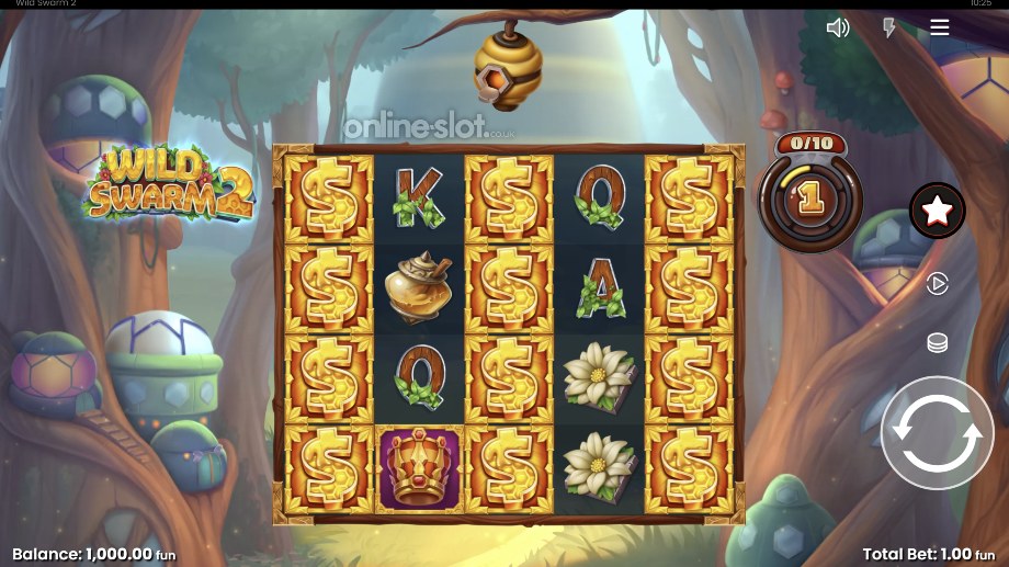 wild swarm 2 slot base game