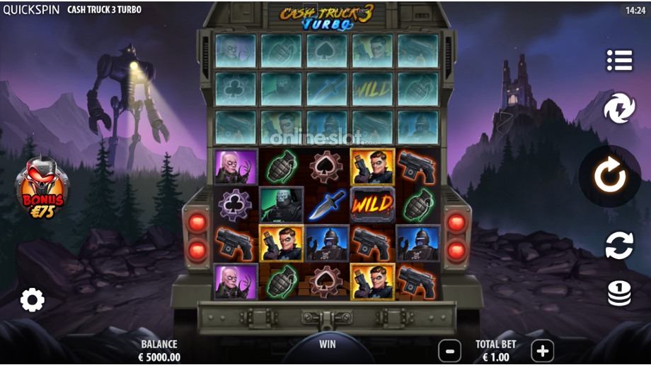 cash truck 3 turbo slot base game