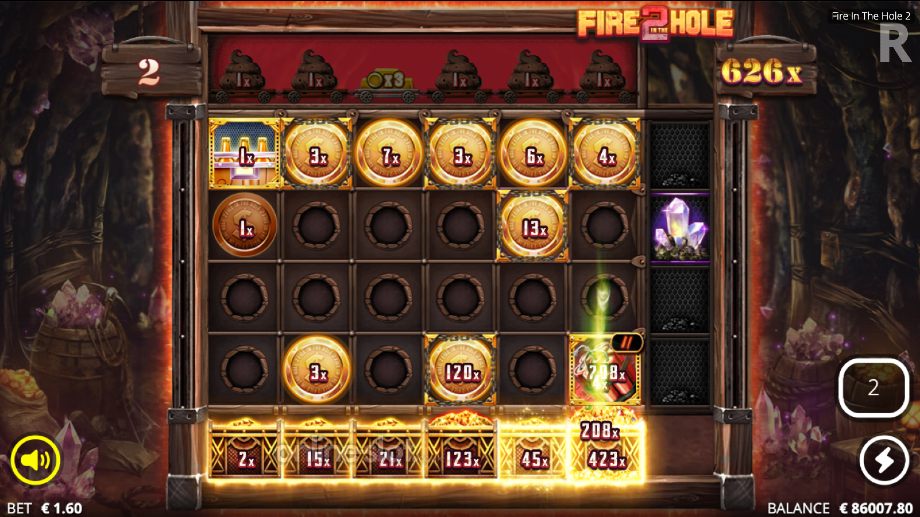 fire in the hole 2 slot lucky wagon spins feature