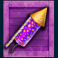 fireworks megaways slot purple firework symbol