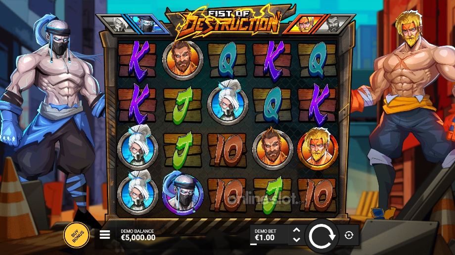 fist of destruction slot base game