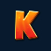 piranha pays slot k symbol