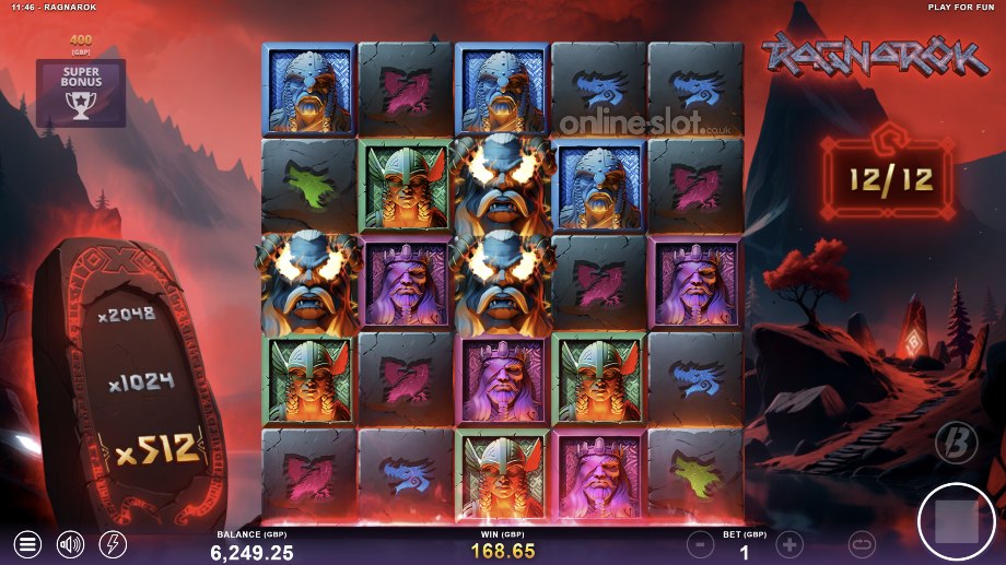 ragnarok slot free spins bonus feature