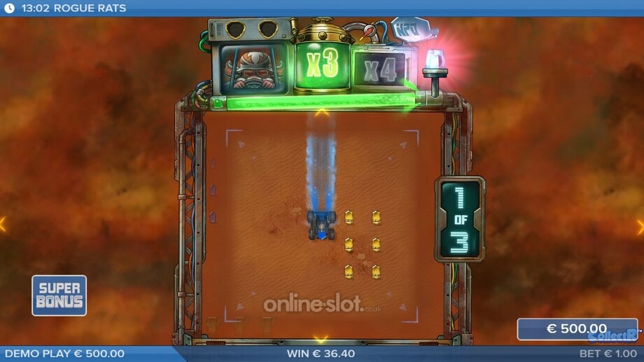 rogue rats of nitropolis slot free spins feature