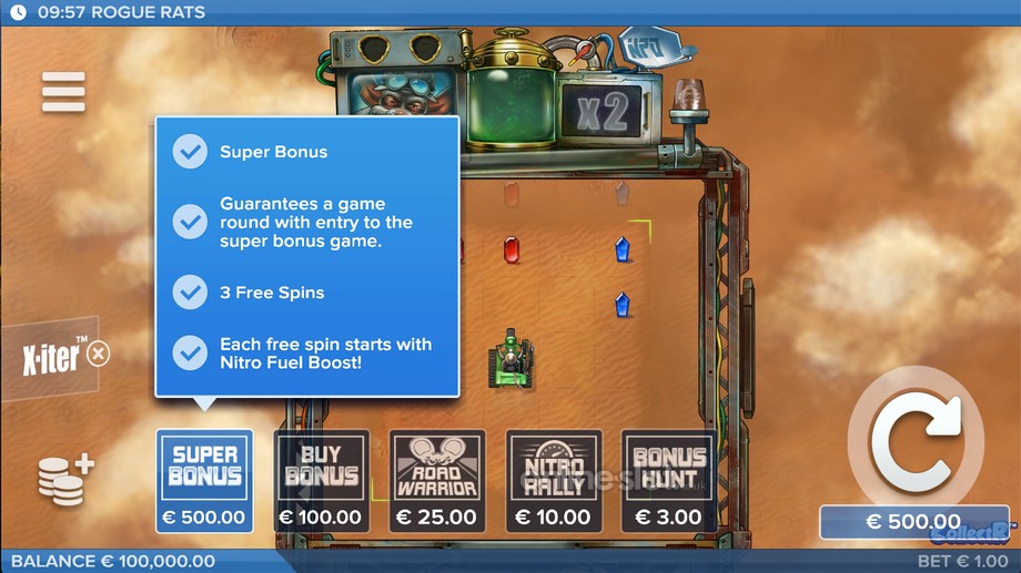rogue rats of nitropolis slot xiter mode