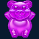 sugar rush 1000 slot purple gummy bear symbol
