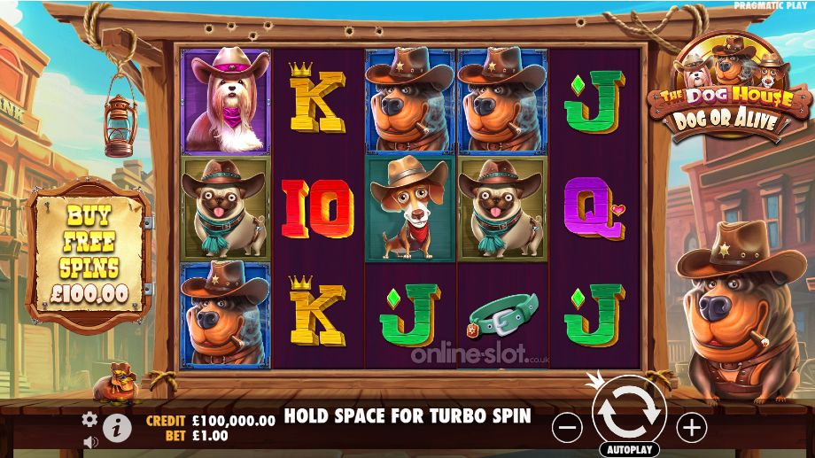 the dog house dog or alive slot base game