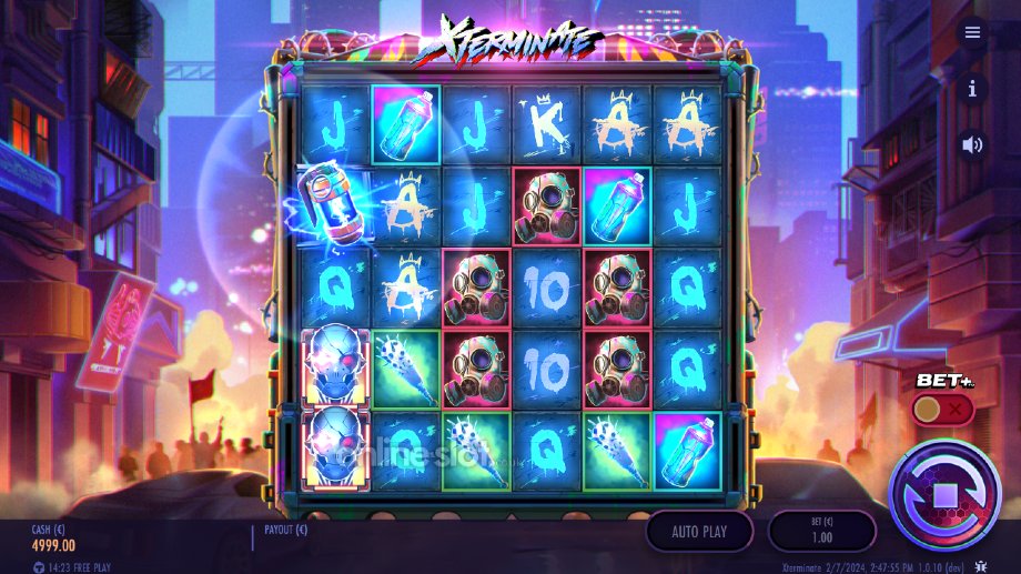 xterminate slot bomb feature