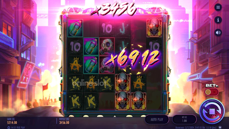 xterminate slot multiplier feature