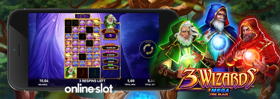 3 wizards mobile slot