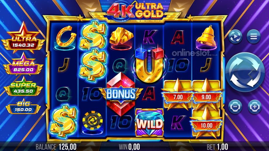 4k ultra gold slot base game