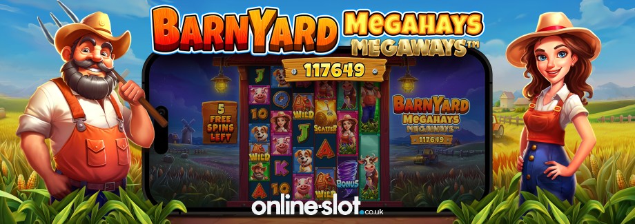 barnyard megahays megaways mobile slot
