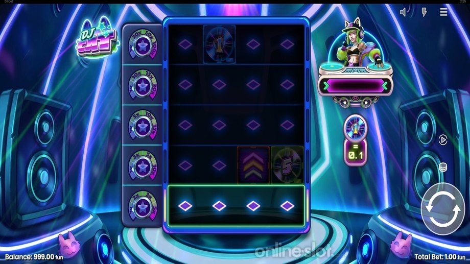 dj cat slot base game