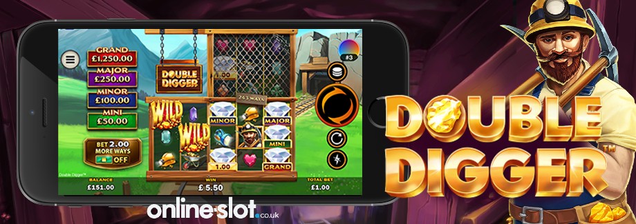 double digger mobile slot