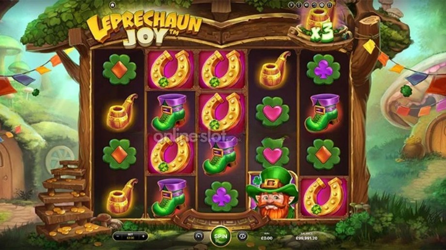 leprechaun joy slot base game