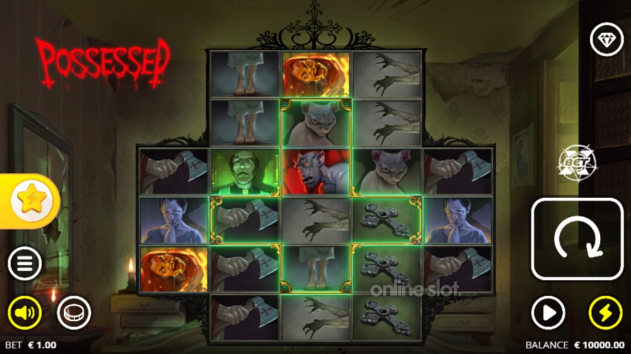 possessed slot base game