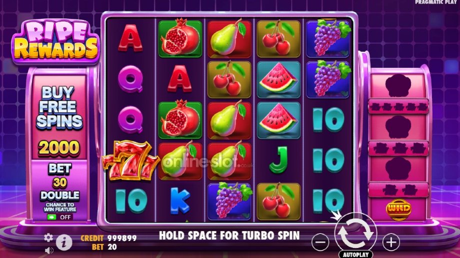 ripe rewards slot base game