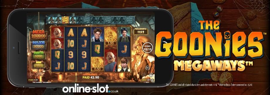 the goonies megaways mobile slot