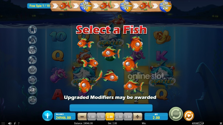 boat bonanza down under slot free spins feature