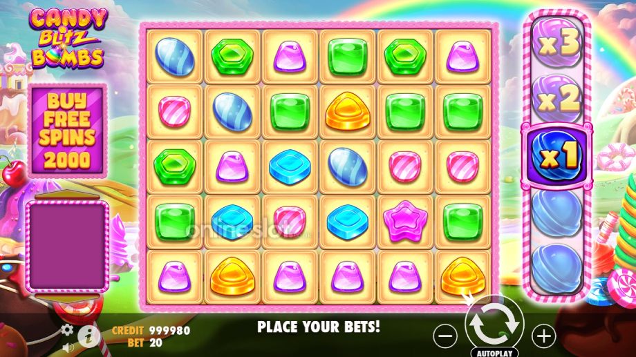 candy blitz bombs slot base game