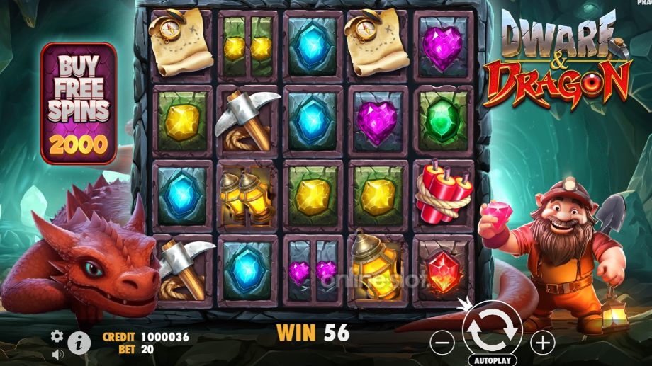 dwarf and dragon slot base game