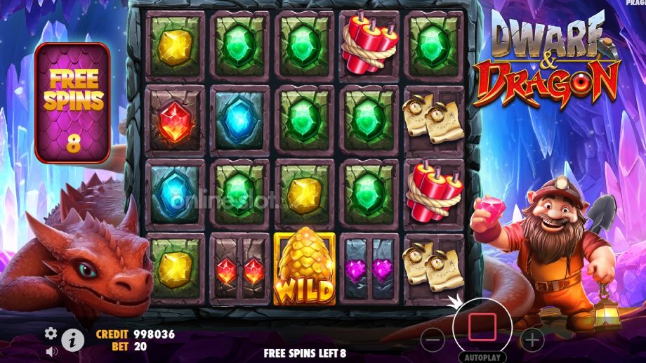 dwarf and dragon slot free spins feature