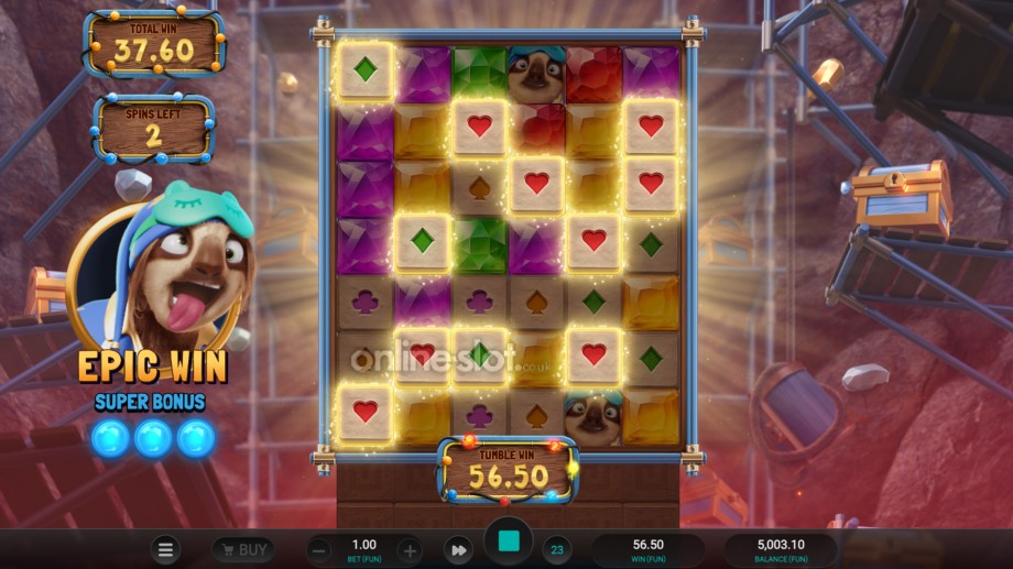 epic dreams slot free spins feature