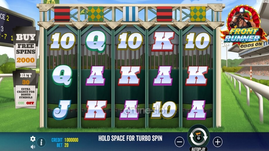 front runner odds on slot base game